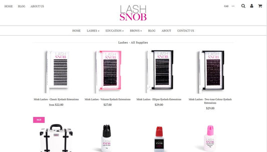 The Lash Snob Store is now Live! | SNOB