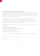 SNOB CLIENT CONSENT FORM - LASHES