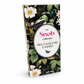 SNOB mega volume lash extension tray floral packaging front view on white background