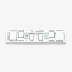 LLB EYEBROW RULER