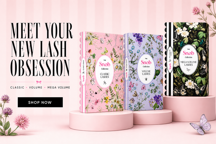 Snob Botanical Luxe lash collection mobile banner