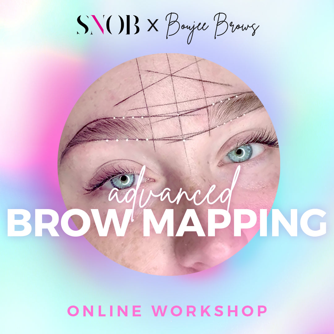 We offer an online professional brow mapping course 